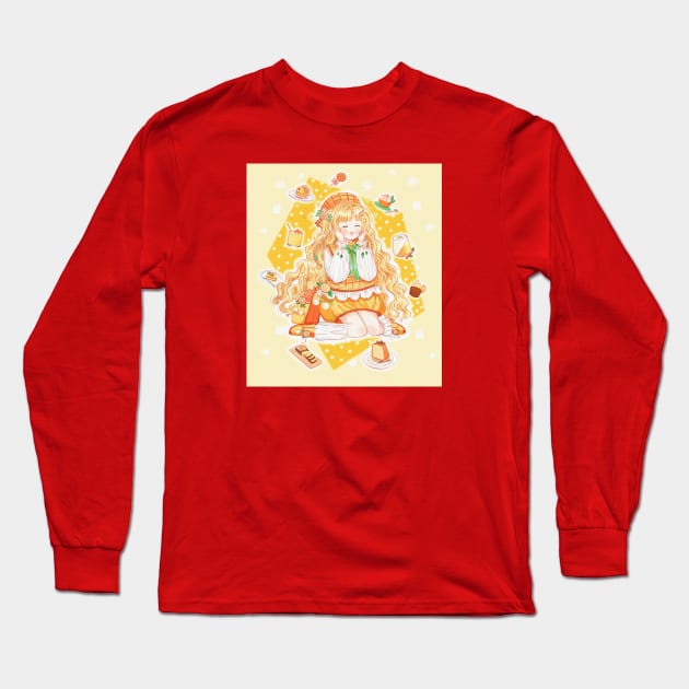 Cookie girl Long Sleeve T-Shirt by Vivid_La_Vie